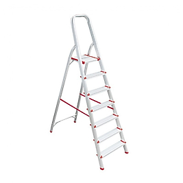 Packtech Ev Tipi Alüminyum Merdiven PT-ETM-80 h:2m - 8 Basamak