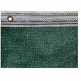 %95'lik 1,5m x 30m Yeşil Gölgelik File, Çit Filesi, Çit Örtüsü - Şeritli Halkalı