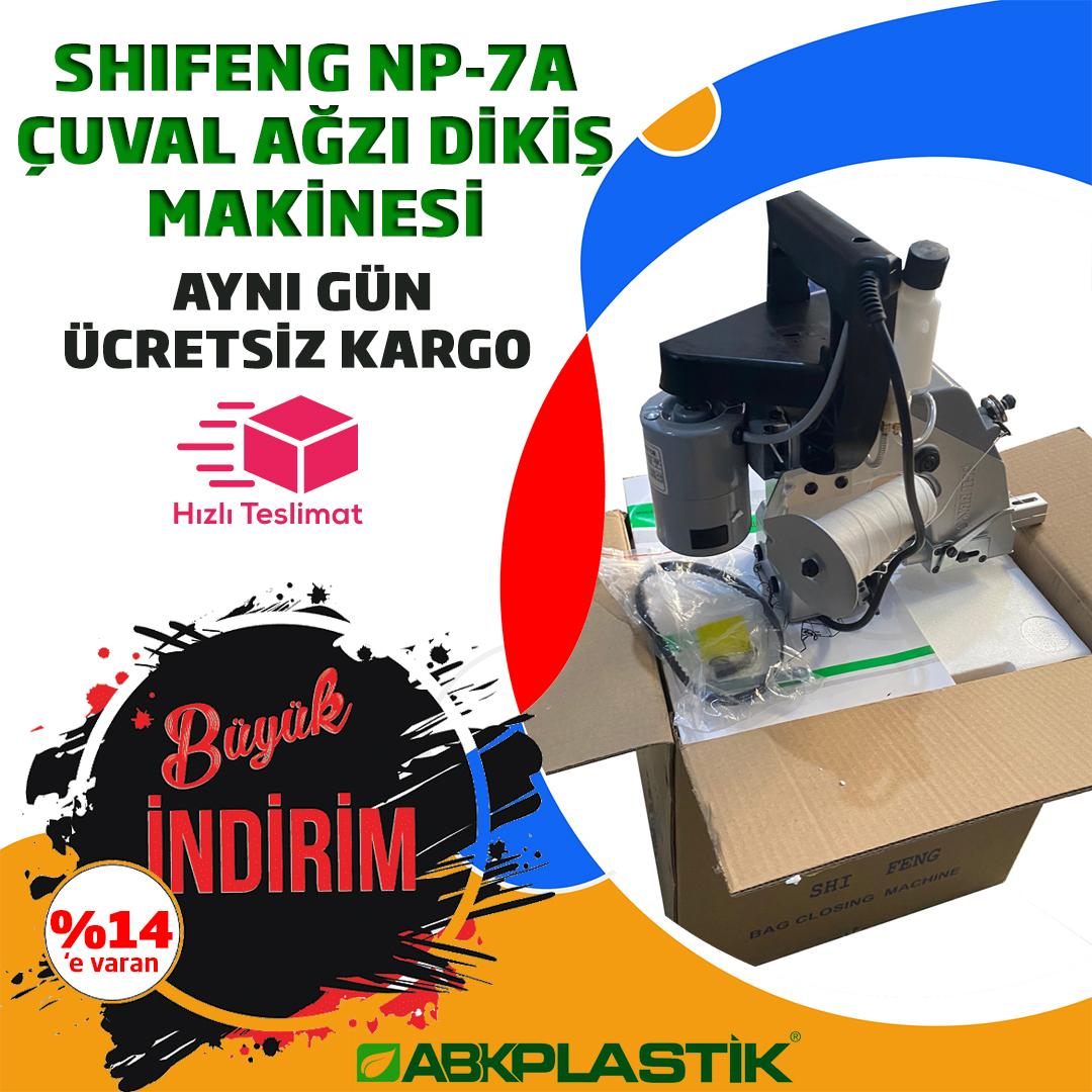 Shifeng NP-7A Çuval Ağzı Dikiş Makinesi