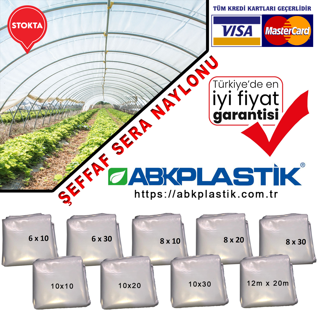 Şeffaf Sera Naylonu