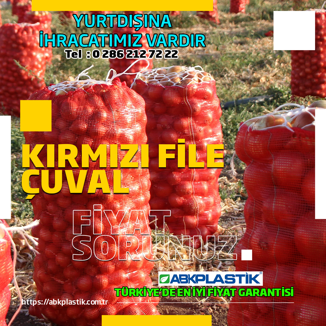 Kırmızı File Çuval