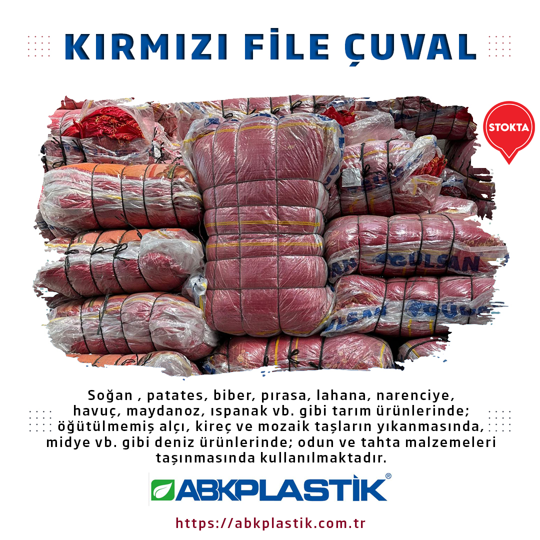Kırmızı File Çuval