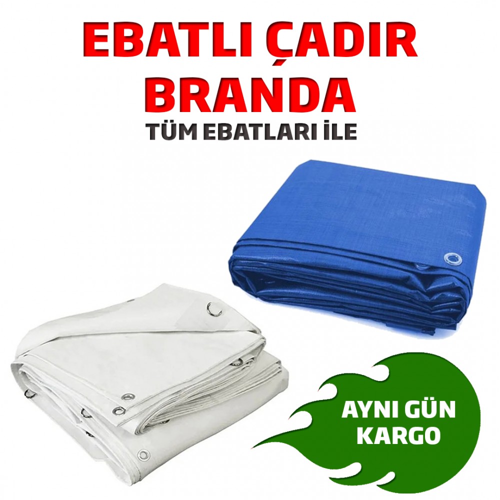 10x20 Ebatlı Branda 180 Gr/m²
